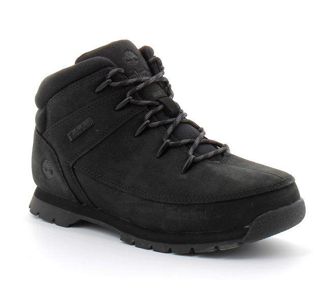 Bottine mi-haute à lacets pour junior Euro Sprint black a2dp7/0011/jr