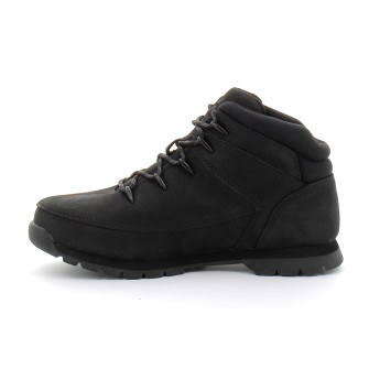 Bottine mi-haute à lacets pour junior Euro Sprint black a2dp7/0011/jr