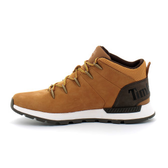 Basket mi-haute à lacets pour homme en jaune Sprint Trekker wheat mn-2311