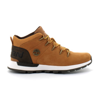 Basket mi-haute à lacets pour homme en jaune Sprint Trekker wheat mn-2311