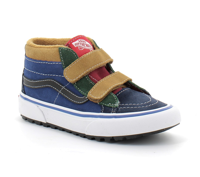 Chaussures montantes à lacets pour enfant Sk8-Hi navy/tan vn0a5kro6gl