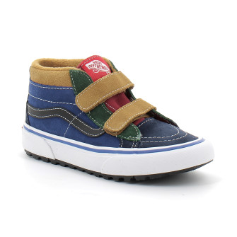 Chaussures montantes à lacets pour enfant Sk8-Hi navy/tan vn0a5kro6gl
