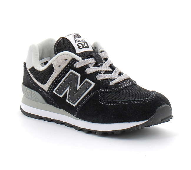 Basket pour enfant à lacets PC574 black pc574evb