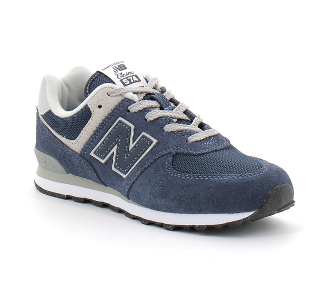 Basket pour enfant à lacets PC574 navy pc574evn