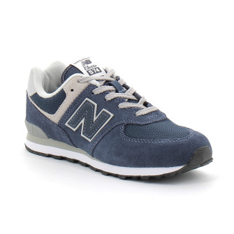 Basket pour enfant à lacets PC574 navy pc574evn