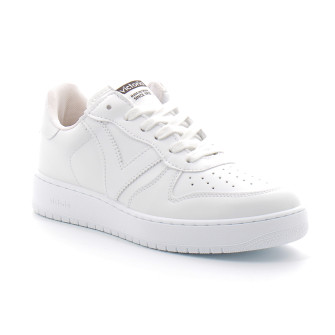 Baskets pour femmes blanches en cuir blanco