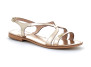 Sandales pour femme en cuir Hamoon or 330055/finish