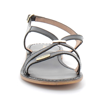 Sandales pour femme en cuir Hamoon noir 330060/finish