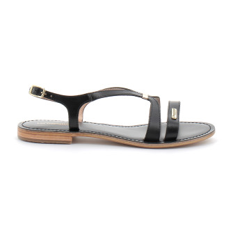 Sandales pour femme en cuir Hamoon noir 330060/finish