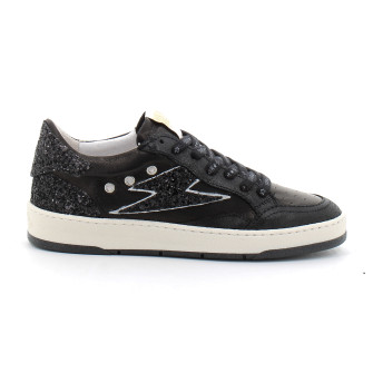 Basket mode basse à lacet pour femme DANY black a762