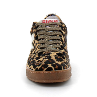 Basket mode à lacet pour femme leopard leopard a223