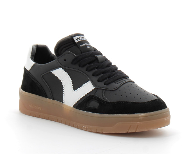Baskets de sport unisexes avec semelle caramel black negro