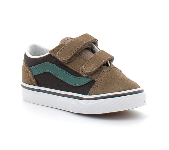 Chaussures à Scratch pour enfant Old Skool brown vn000ctgbf01