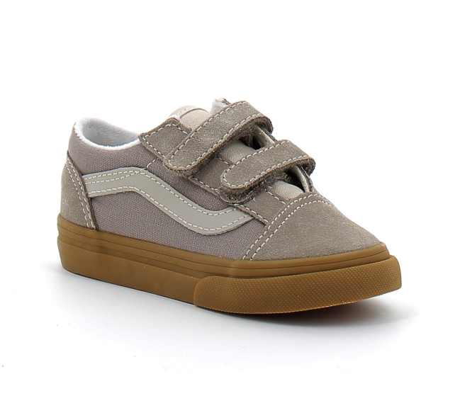 Chaussures à Scratch pour enfant Old Skool gray/gum vn000cpzocs1