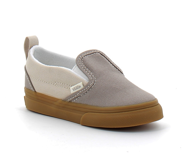 Chaussures basses sans lacets à elastique pour enfant Checkerboard Slip-On gray/gum vn000dojocs1