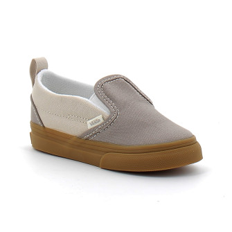 Chaussures basses sans lacets à elastique pour enfant Checkerboard Slip-On gray/gum vn000dojocs1