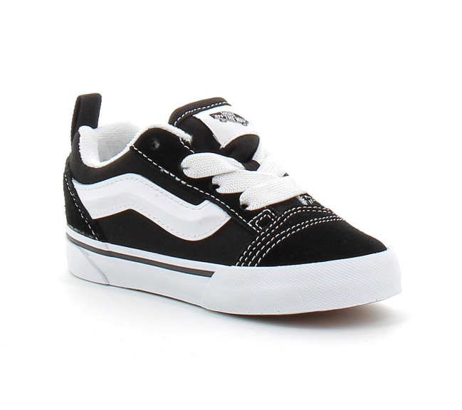 Chaussures pour bébé Knu Skool black-white vn000dok6bt1