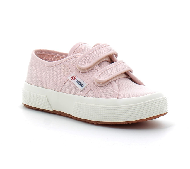 Tennis basse à scratch pour enfant COTJSTRAP CLASSIC pink pers0003e0-2750-cotjstrap-akh