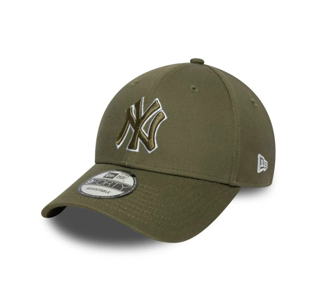 Casquette 9FORTY Adjustable New York Yankees MLB Outline Vert Foncé kaki osfm