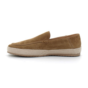 Mocassins en raphia et cuir suédé pour homme tan lido-brm-251-recife
