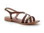 Sandales pour femme en cuir Hamoon tan 330056/finish