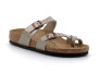 Sandale à entre-doigts pour adulte mayari graceful-taupe 1016408/1016409