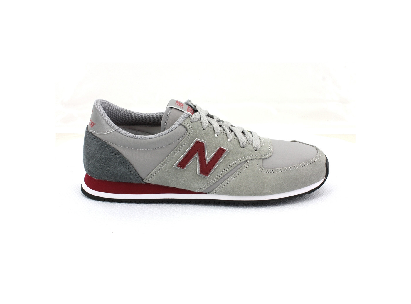 new balance u420 grey red