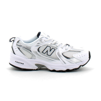 Chaussures de sport pour enfant à lacet elastique PZ530 blanc-bleu pz530sb1
