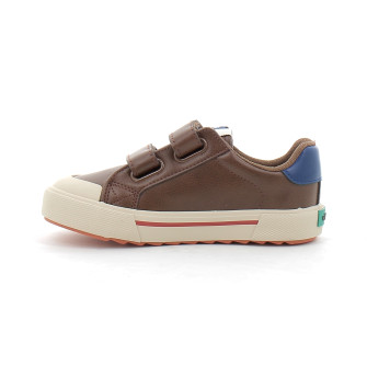 BASKETS SCRATCHS EFFET CUIR ENFANT cuero
