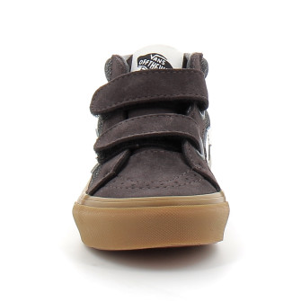 Chaussures à Scratch pour enfant Sk8-Mid Reissue black vn000cz7bla1