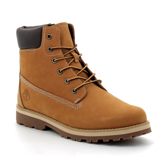 Botte à lacets et zip Courma Kid pour junior en jaune wheat tb0a28x72311