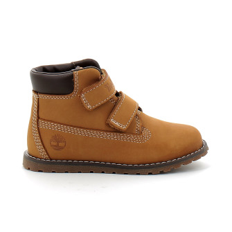 Bottine à scratch pour enfant Pokey Pine wheat tb1a127m2311