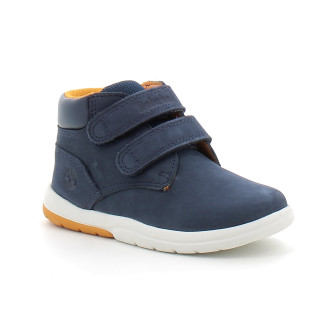 Bottine mi-haute à scratch pour enfant Toddle Tracks navy tboa2k280191