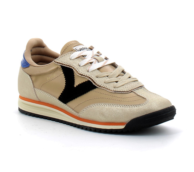 Sneakers pour femme avec semelle crantée oro