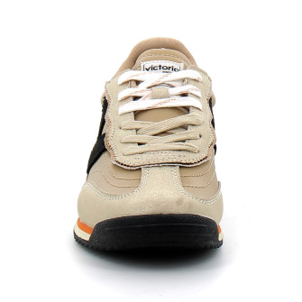 Sneakers pour femme avec semelle crantée oro