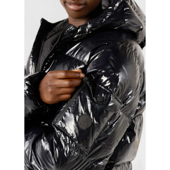 Doudoune à capuche homme Grand Froid Java laquée noir fw23mjac50