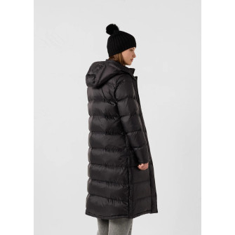 Doudoune longue à capuche Femme Grand Froid Karachi black fw22wpar04