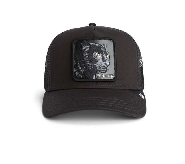 Casquette reglable adulte Panther trucker black 101-2510
