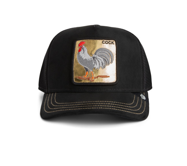 Casquette adulte Golden cock black 101-2531