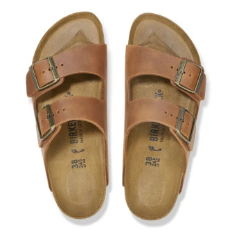 Sandale Arizona pour adulte oiled cognac 1028401