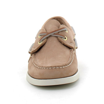 Chaussure bateau pour femmes DOCKSIDES PORTLAND beige-camel 74121sw/906