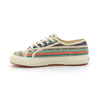 Baskets classiques pour femme 2750 RAFFIA blue 2750-s5133sw-aog
