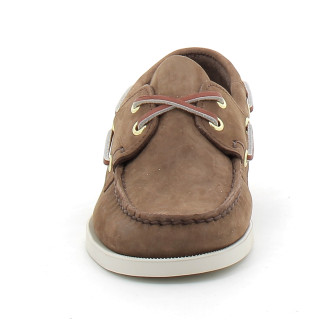 Chaussure bateau pour femmes DOCKSIDES PORTLAND dark brown 74121sw/aco