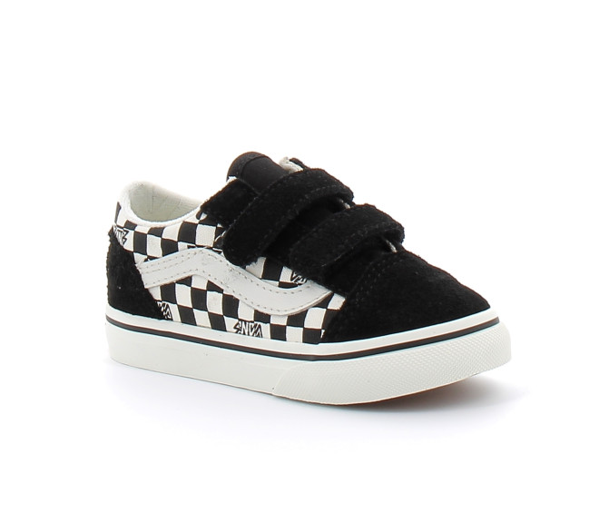Chaussures à Scratch pour enfant Old Skool black-check vn000crwbla1