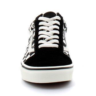 Chaussures à Scratch pour enfant Old Skool check black vn000d2vbma1