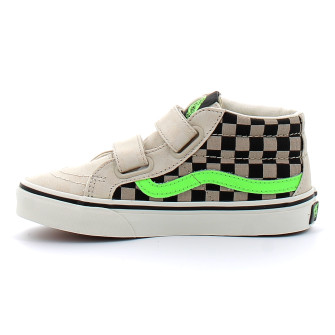 Chaussures à Scratch pour enfant Sk8-Mid Reissue taupe vn000cz7en91