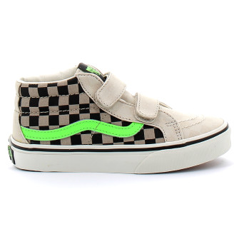 Chaussures à Scratch pour enfant Sk8-Mid Reissue taupe vn000cz7en91