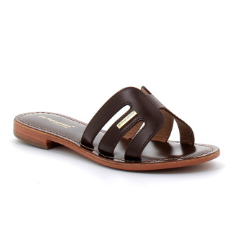 Mules pour femme en cuir...