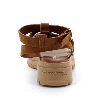 Sandales femme ocre 331465