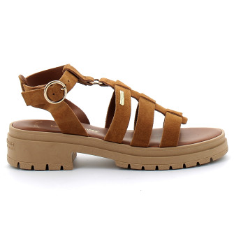 Sandales femme ocre 331465